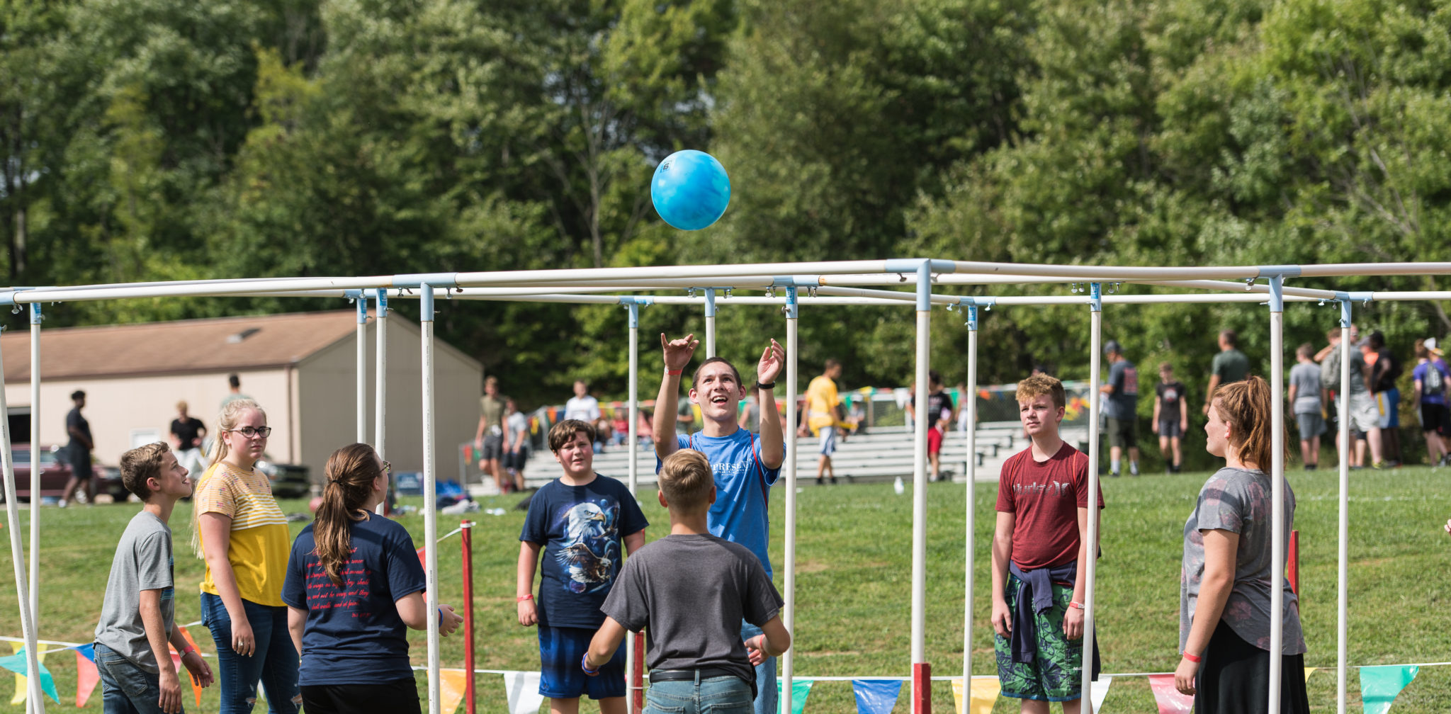 Nine Square in the Air | Buckeye Teen Harvest Rally